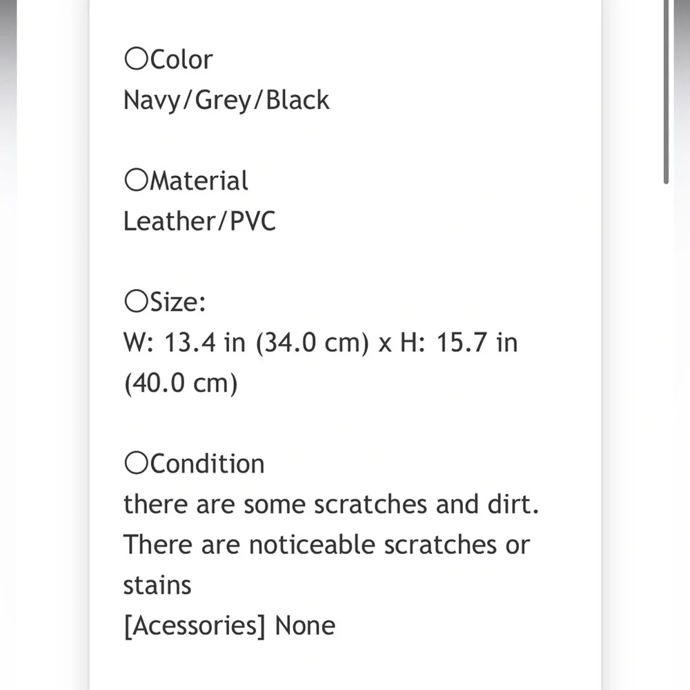 Gucci Navy and Red Women's Bag - Picture 9 of 9